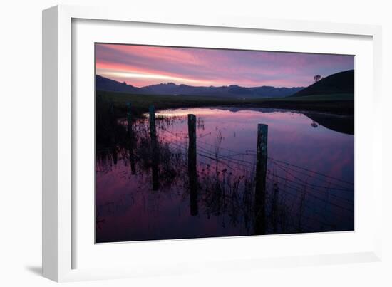 Pre Dawn in the Petaluma Hills, Sonoma County-Vincent James-Framed Photographic Print