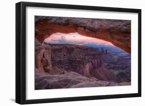 Pre Dawn Mood at Mesa Arch, Canyonlands, Southern Utah-Vincent James-Framed Photographic Print