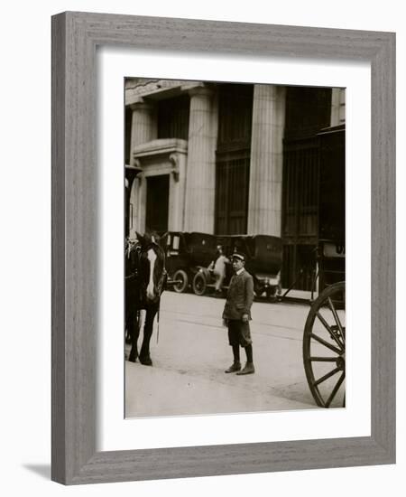 Pre Internet Messenger Boys-Lewis Wickes Hine-Framed Photo