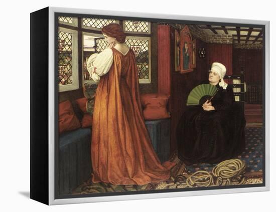 Pre-Raphaelite Paintings : Juliet and Her Nurse (Juliette Et Sa Nourrice) Par Stanhope (Spencer-Sta-John Roddam Spencer Stanhope-Framed Premier Image Canvas