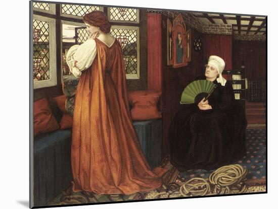 Pre-Raphaelite Paintings : Juliet and Her Nurse (Juliette Et Sa Nourrice) Par Stanhope (Spencer-Sta-John Roddam Spencer Stanhope-Mounted Giclee Print