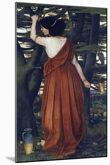 Pre-Raphaelite Paintings : Rizpah (Ritspa, Ritspah), the Daughter of Aiah Par Stanhope (Spencer-Sta-John Roddam Spencer Stanhope-Mounted Giclee Print
