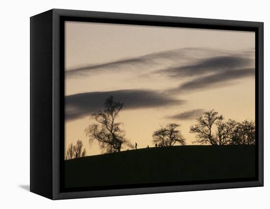 Pre-Storm, Hampstead Heath, London, England, United Kingdom-Upperhall-Framed Premier Image Canvas