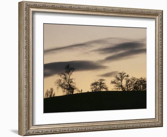 Pre-Storm, Hampstead Heath, London, England, United Kingdom-Upperhall-Framed Photographic Print