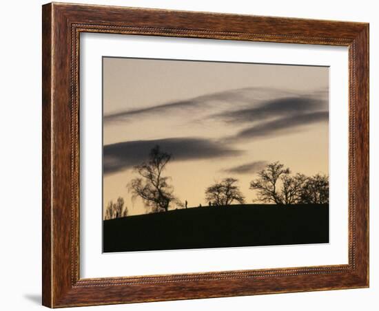 Pre-Storm, Hampstead Heath, London, England, United Kingdom-Upperhall-Framed Photographic Print