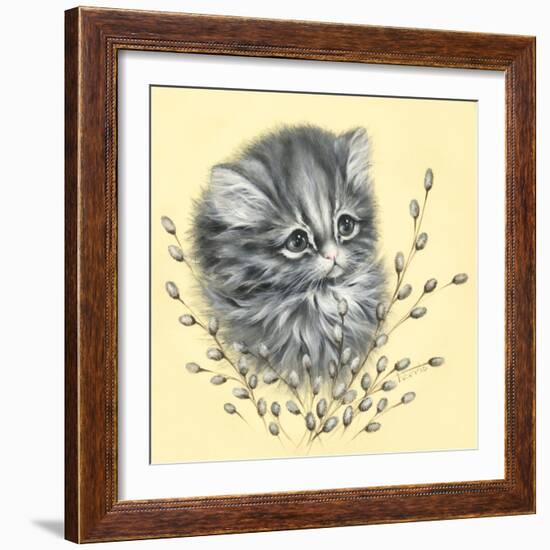 Precious Kitty-Peggy Harris-Framed Giclee Print