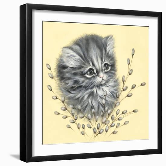 Precious Kitty-Peggy Harris-Framed Giclee Print