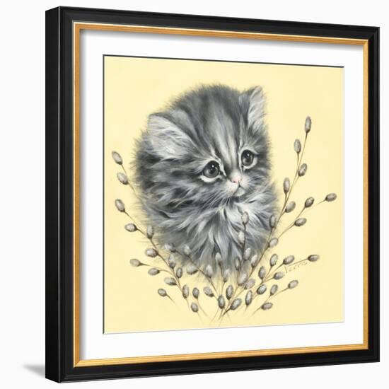 Precious Kitty-Peggy Harris-Framed Giclee Print