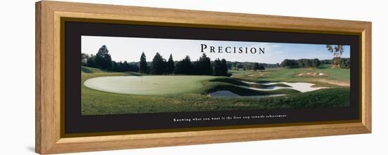 Precision - Golf-Unknown Unknown-Framed Stretched Canvas