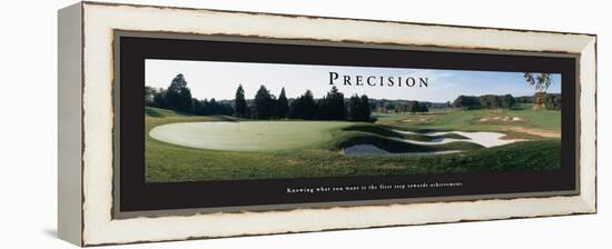 Precision - Golf-Unknown Unknown-Framed Stretched Canvas