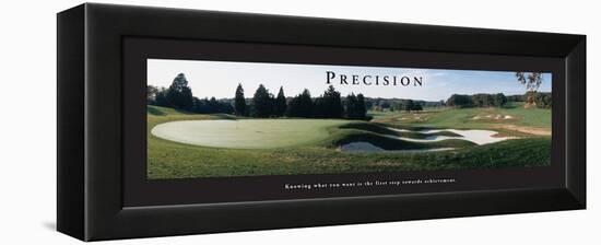 Precision - Golf-Unknown Unknown-Framed Stretched Canvas