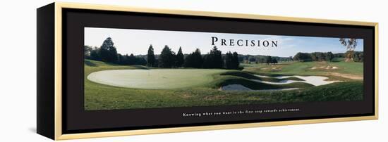 Precision - Golf-Unknown Unknown-Framed Stretched Canvas