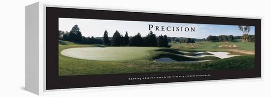 Precision - Golf-Unknown Unknown-Framed Stretched Canvas