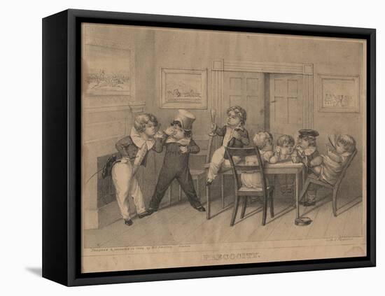 Precocity, 1827-David Claypoole Johnston-Framed Premier Image Canvas