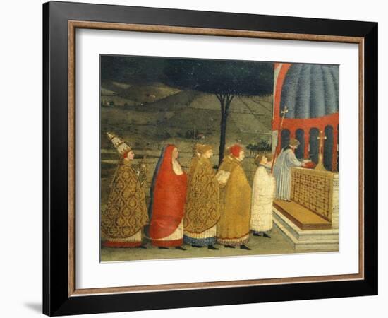 Predella of Miracle of Profaned Host-Paolo Uccello-Framed Giclee Print