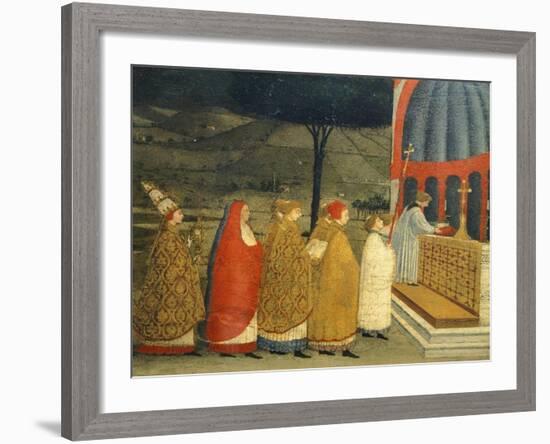 Predella of Miracle of Profaned Host-Paolo Uccello-Framed Giclee Print