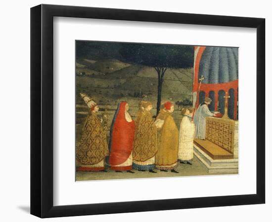 Predella of Miracle of Profaned Host-Paolo Uccello-Framed Giclee Print