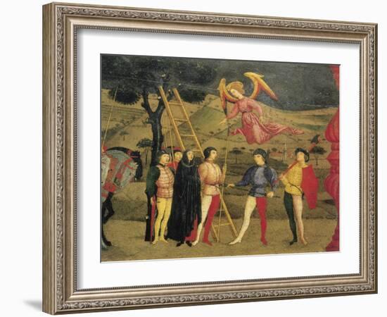 Predella of Miracle of Profaned Host-Paolo Uccello-Framed Giclee Print