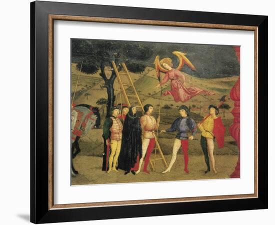 Predella of Miracle of Profaned Host-Paolo Uccello-Framed Giclee Print