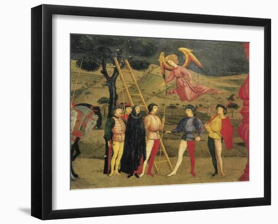 Predella of Miracle of Profaned Host-Paolo Uccello-Framed Giclee Print