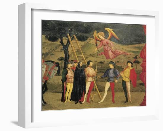 Predella of Miracle of Profaned Host-Paolo Uccello-Framed Giclee Print