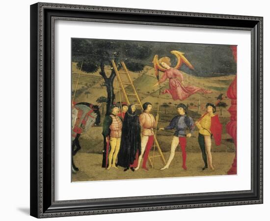 Predella of Miracle of Profaned Host-Paolo Uccello-Framed Giclee Print