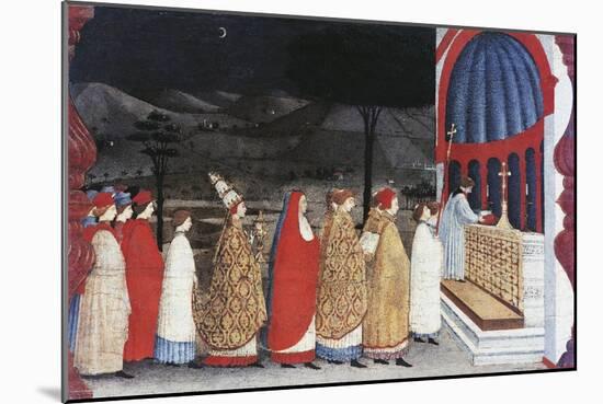 Predella of the Miracle of the Profaned Host-Paolo Uccello-Mounted Giclee Print