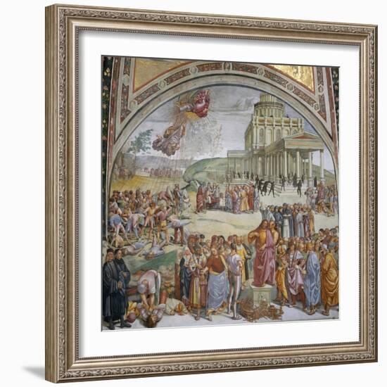 Predicazione e Fatti Dell'Anticristo-Luca Signorelli-Framed Giclee Print