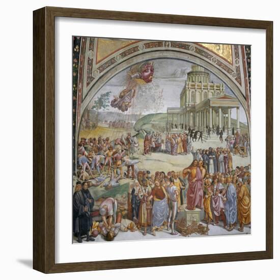 Predicazione e Fatti Dell'Anticristo-Luca Signorelli-Framed Giclee Print