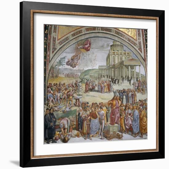 Predicazione e Fatti Dell'Anticristo-Luca Signorelli-Framed Giclee Print