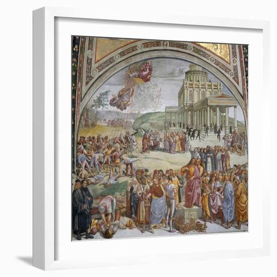 Predicazione e Fatti Dell'Anticristo-Luca Signorelli-Framed Giclee Print