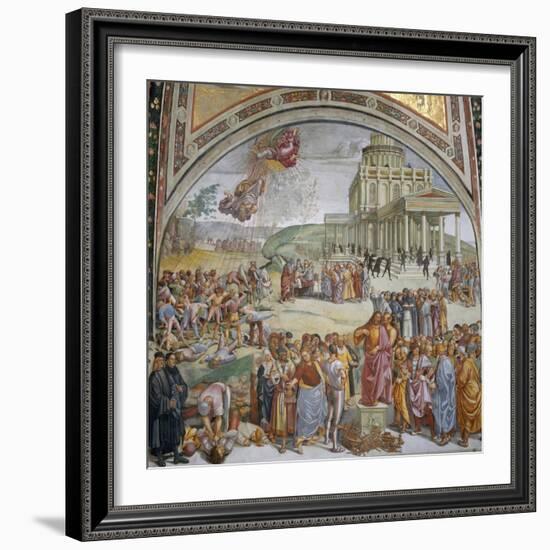 Predicazione e Fatti Dell'Anticristo-Luca Signorelli-Framed Giclee Print