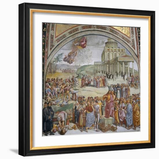 Predicazione e Fatti Dell'Anticristo-Luca Signorelli-Framed Giclee Print