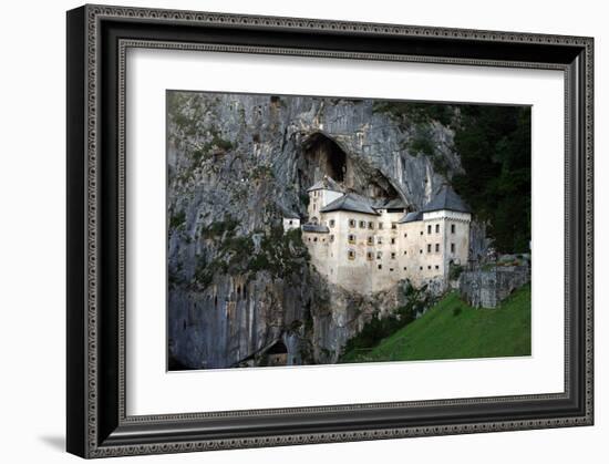 Predjama Castle Slovenia-null-Framed Art Print