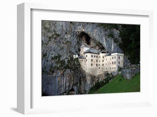 Predjama Castle Slovenia-null-Framed Art Print