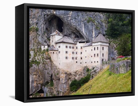 Predjama, Inner Carniola, Slovenia. Predjama Castle, built into the opening of a cave.-null-Framed Premier Image Canvas