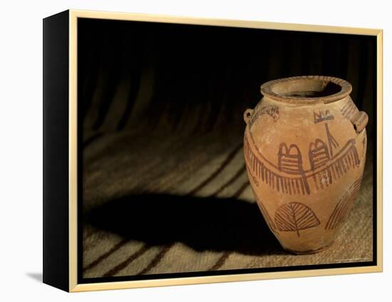 Predynastic Pot from Naqada I, Cairo Museum, Egypt-Kenneth Garrett-Framed Premier Image Canvas