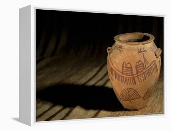 Predynastic Pot from Naqada I, Cairo Museum, Egypt-Kenneth Garrett-Framed Premier Image Canvas