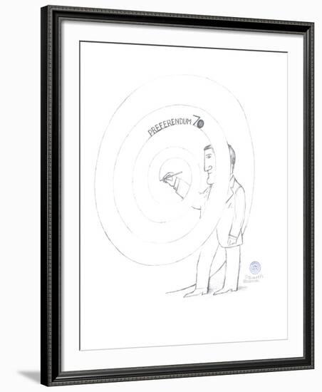 Preferendum 70-Saul Steinberg-Framed Collectable Print