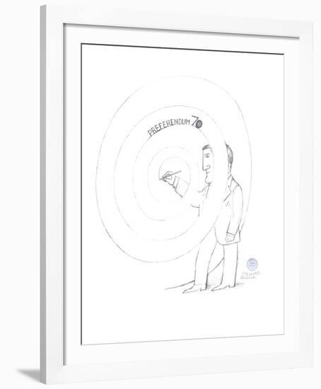 Preferendum 70-Saul Steinberg-Framed Collectable Print