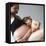 Pregnant Mother with Daughter-Cristina-Framed Premier Image Canvas