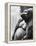 Pregnant Mountain Gorilla-null-Framed Premier Image Canvas