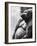 Pregnant Mountain Gorilla-null-Framed Photographic Print