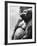 Pregnant Mountain Gorilla-null-Framed Photographic Print