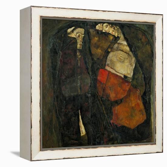 Pregnant Woman and Death-Egon Schiele-Framed Premier Image Canvas