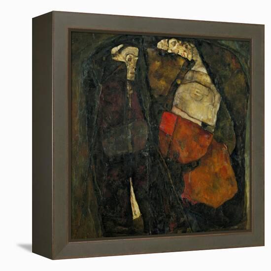 Pregnant Woman and Death-Egon Schiele-Framed Premier Image Canvas