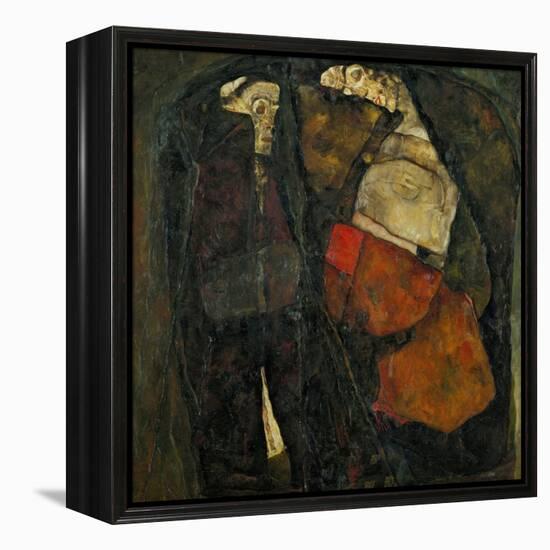 Pregnant Woman and Death-Egon Schiele-Framed Premier Image Canvas