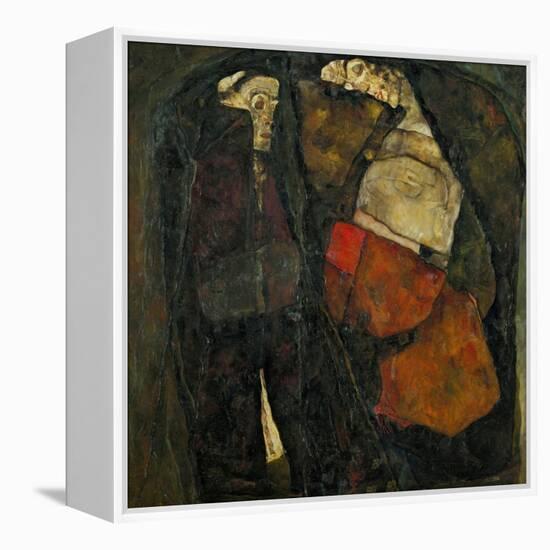 Pregnant Woman and Death-Egon Schiele-Framed Premier Image Canvas