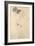 Pregnant Woman with Man: Study for Hoffnung I, C.1903-4-Gustav Klimt-Framed Giclee Print