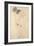 Pregnant Woman with Man: Study for Hoffnung I, C.1903-4-Gustav Klimt-Framed Giclee Print